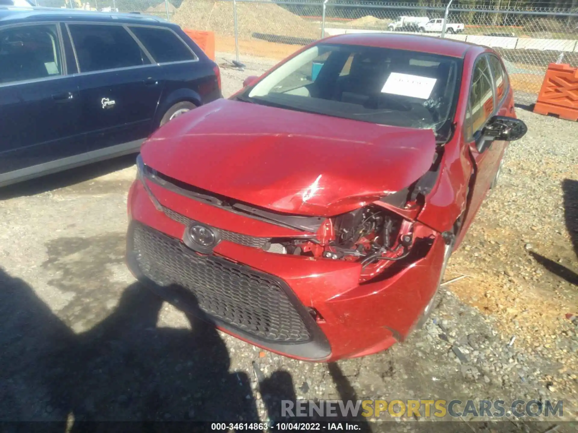 6 Photograph of a damaged car JTDEPMAE8MJ161408 TOYOTA COROLLA 2021