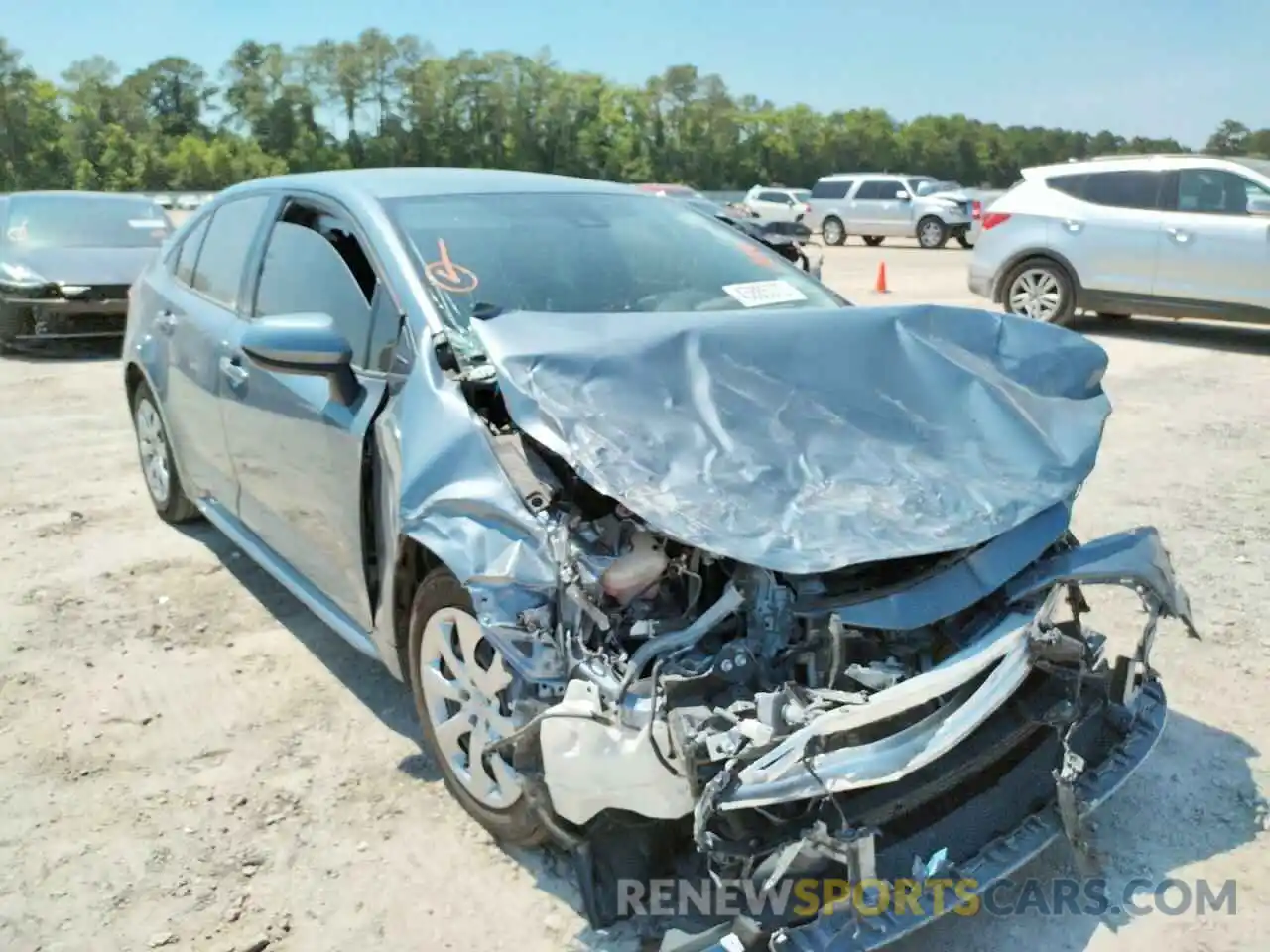 1 Photograph of a damaged car JTDEPMAE8MJ162347 TOYOTA COROLLA 2021