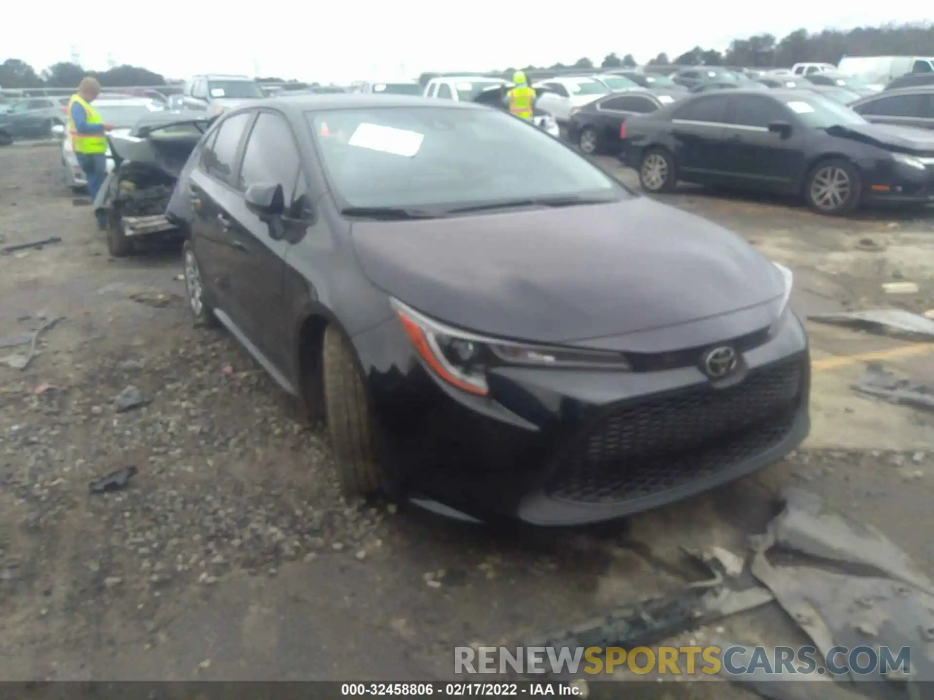 1 Photograph of a damaged car JTDEPMAE8MJ163045 TOYOTA COROLLA 2021