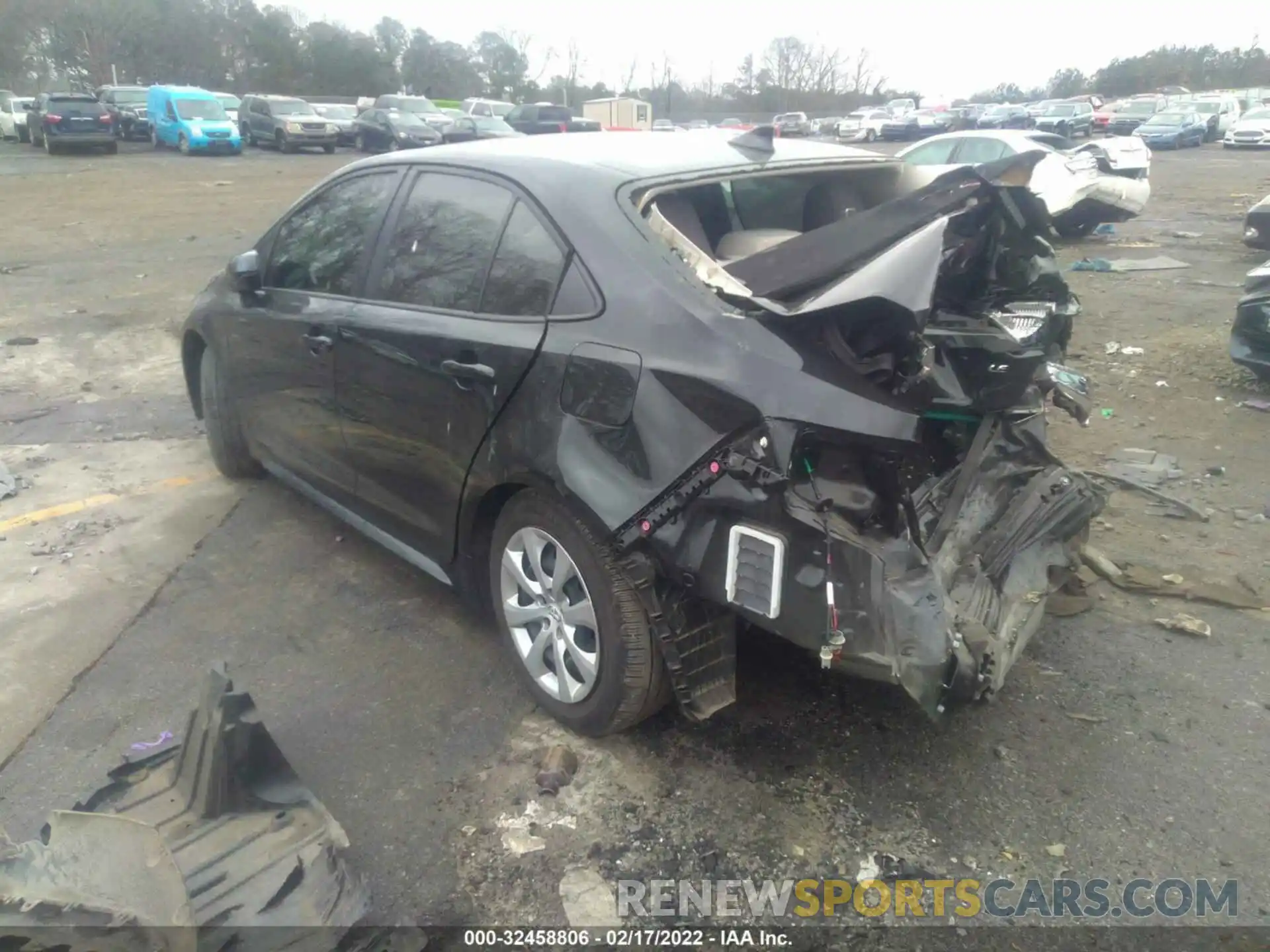 3 Photograph of a damaged car JTDEPMAE8MJ163045 TOYOTA COROLLA 2021