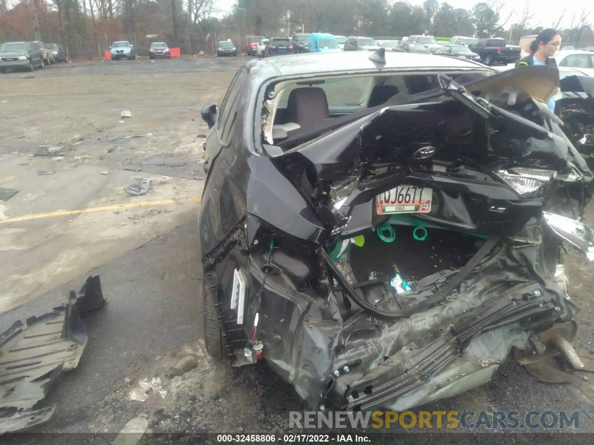 6 Photograph of a damaged car JTDEPMAE8MJ163045 TOYOTA COROLLA 2021