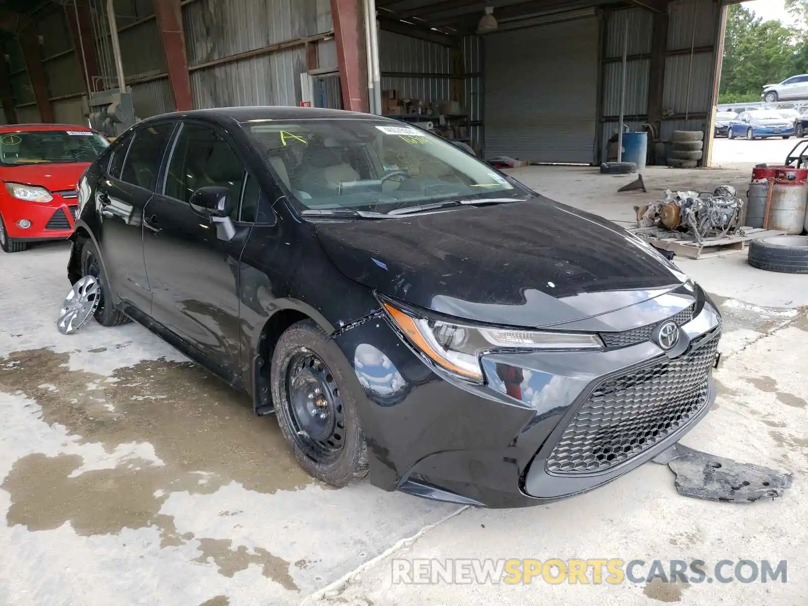 1 Photograph of a damaged car JTDEPMAE8MJ163143 TOYOTA COROLLA 2021