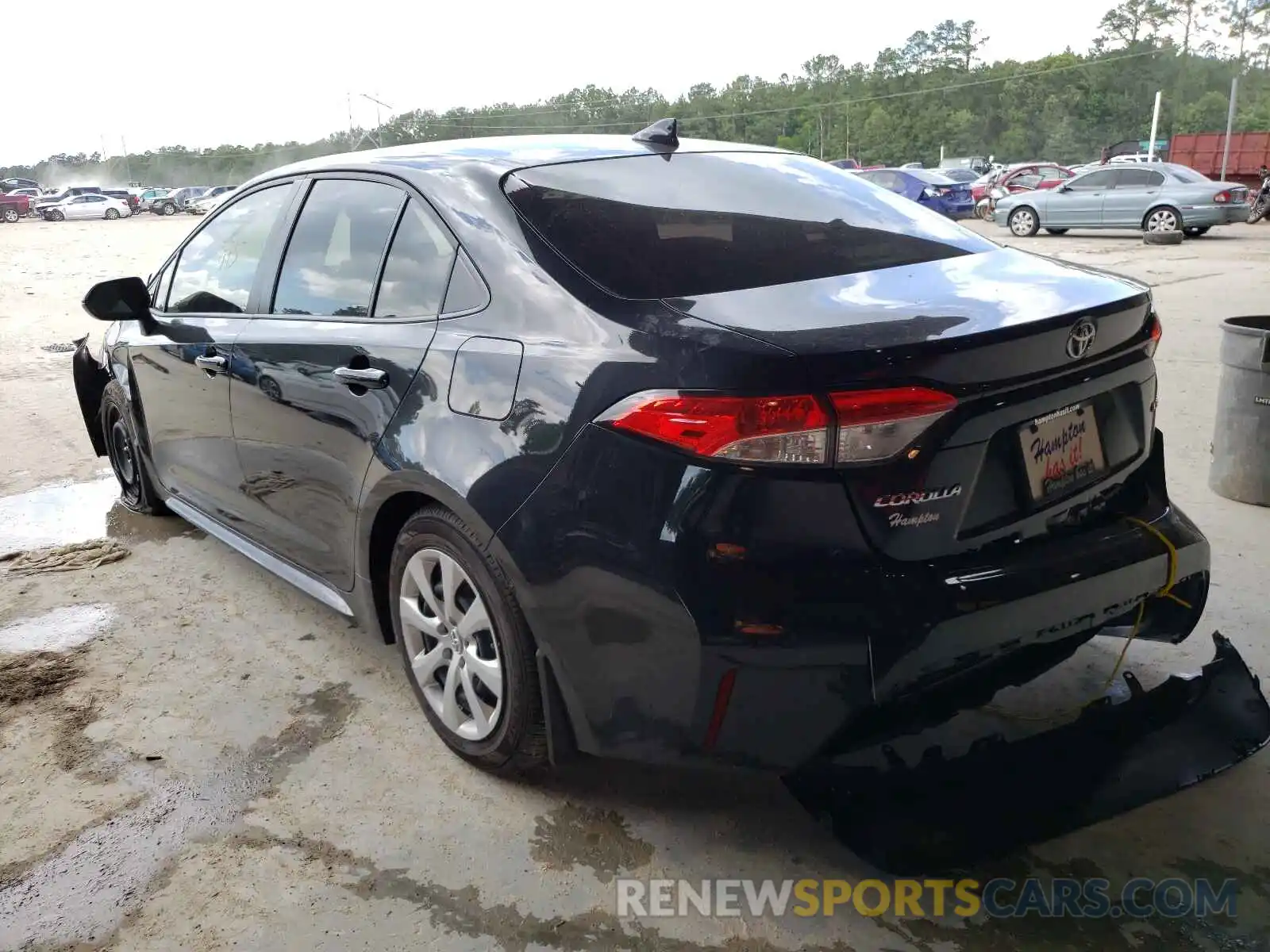 3 Photograph of a damaged car JTDEPMAE8MJ163143 TOYOTA COROLLA 2021