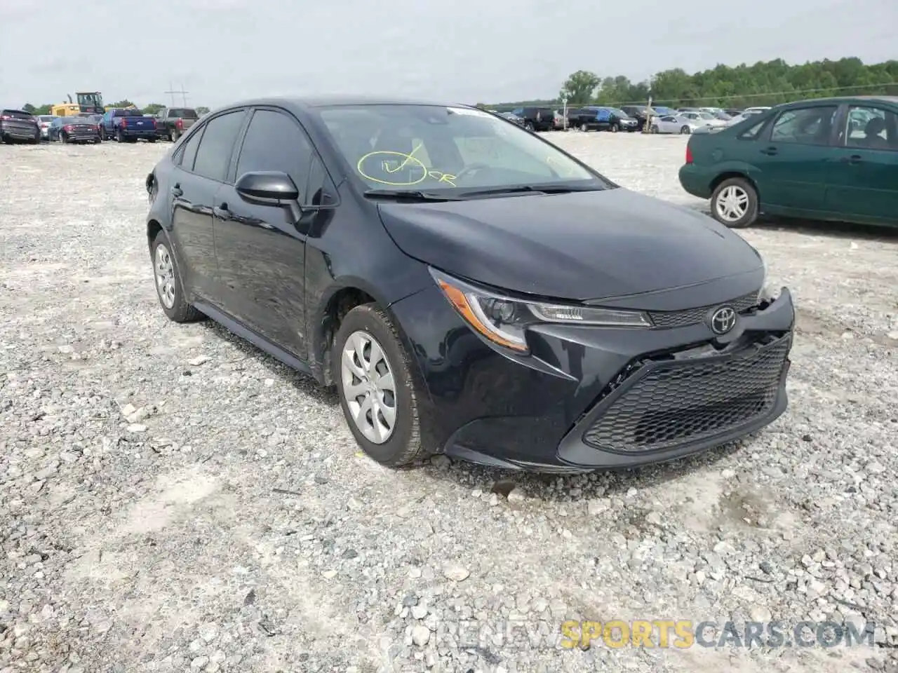 1 Photograph of a damaged car JTDEPMAE8MJ163207 TOYOTA COROLLA 2021