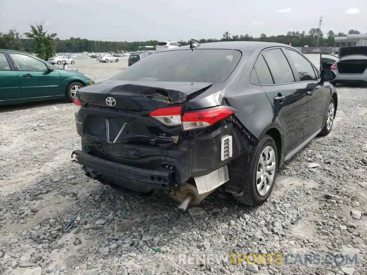 4 Photograph of a damaged car JTDEPMAE8MJ163207 TOYOTA COROLLA 2021