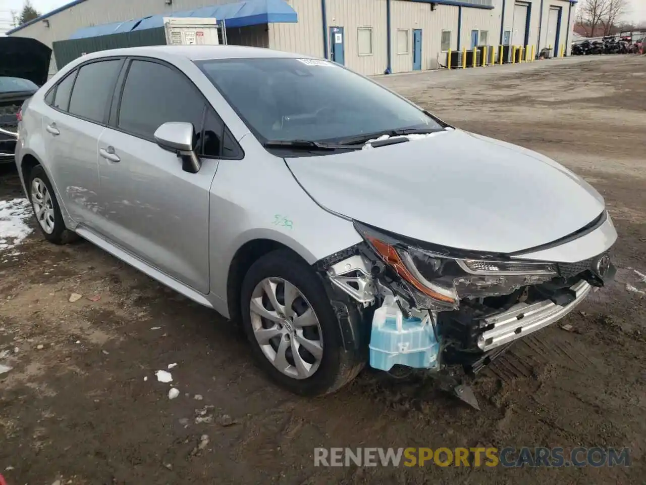 1 Photograph of a damaged car JTDEPMAE8MJ163420 TOYOTA COROLLA 2021