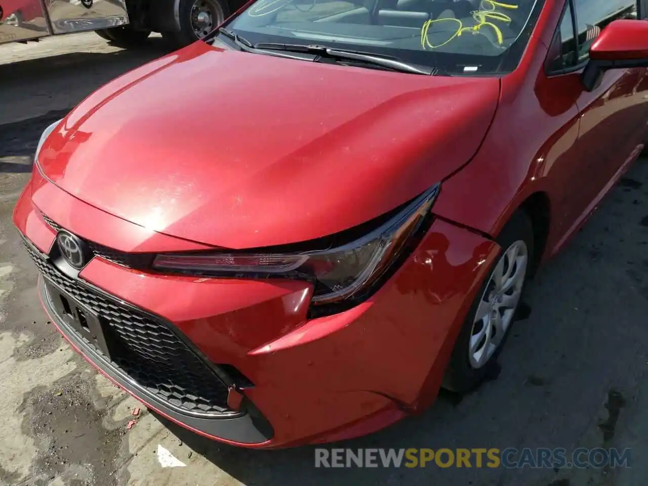 9 Photograph of a damaged car JTDEPMAE8MJ164843 TOYOTA COROLLA 2021