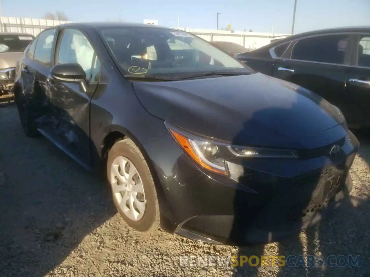 1 Photograph of a damaged car JTDEPMAE8MJ164874 TOYOTA COROLLA 2021