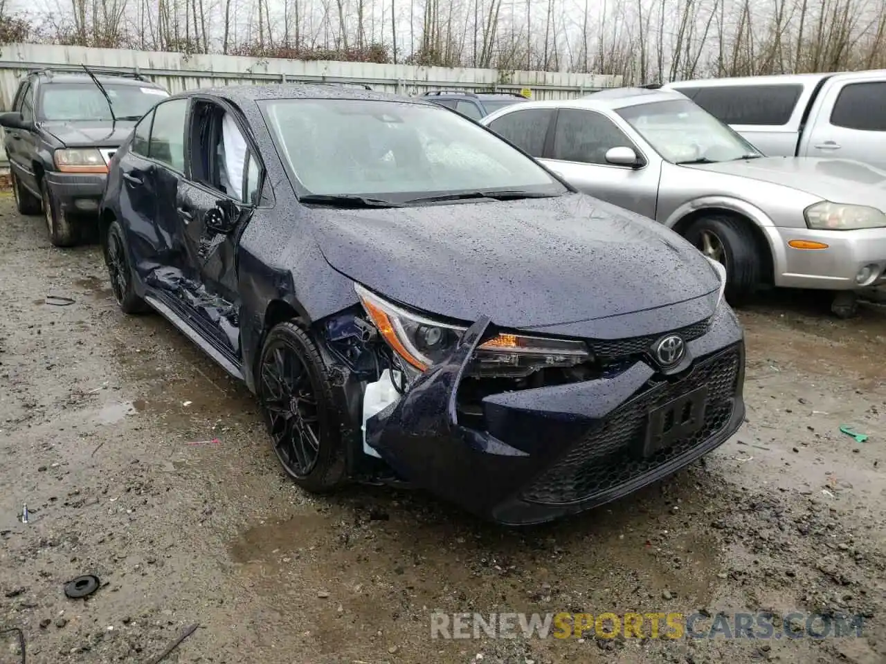 1 Photograph of a damaged car JTDEPMAE8MJ165216 TOYOTA COROLLA 2021