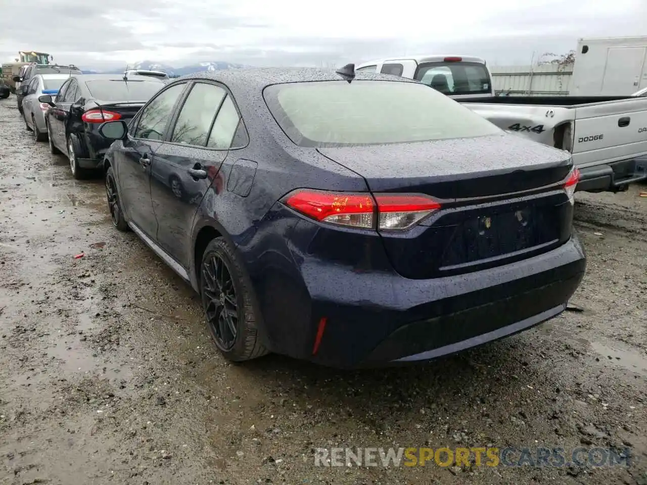 3 Photograph of a damaged car JTDEPMAE8MJ165216 TOYOTA COROLLA 2021