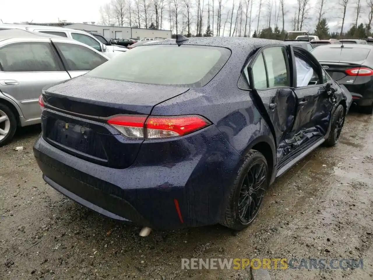 4 Photograph of a damaged car JTDEPMAE8MJ165216 TOYOTA COROLLA 2021