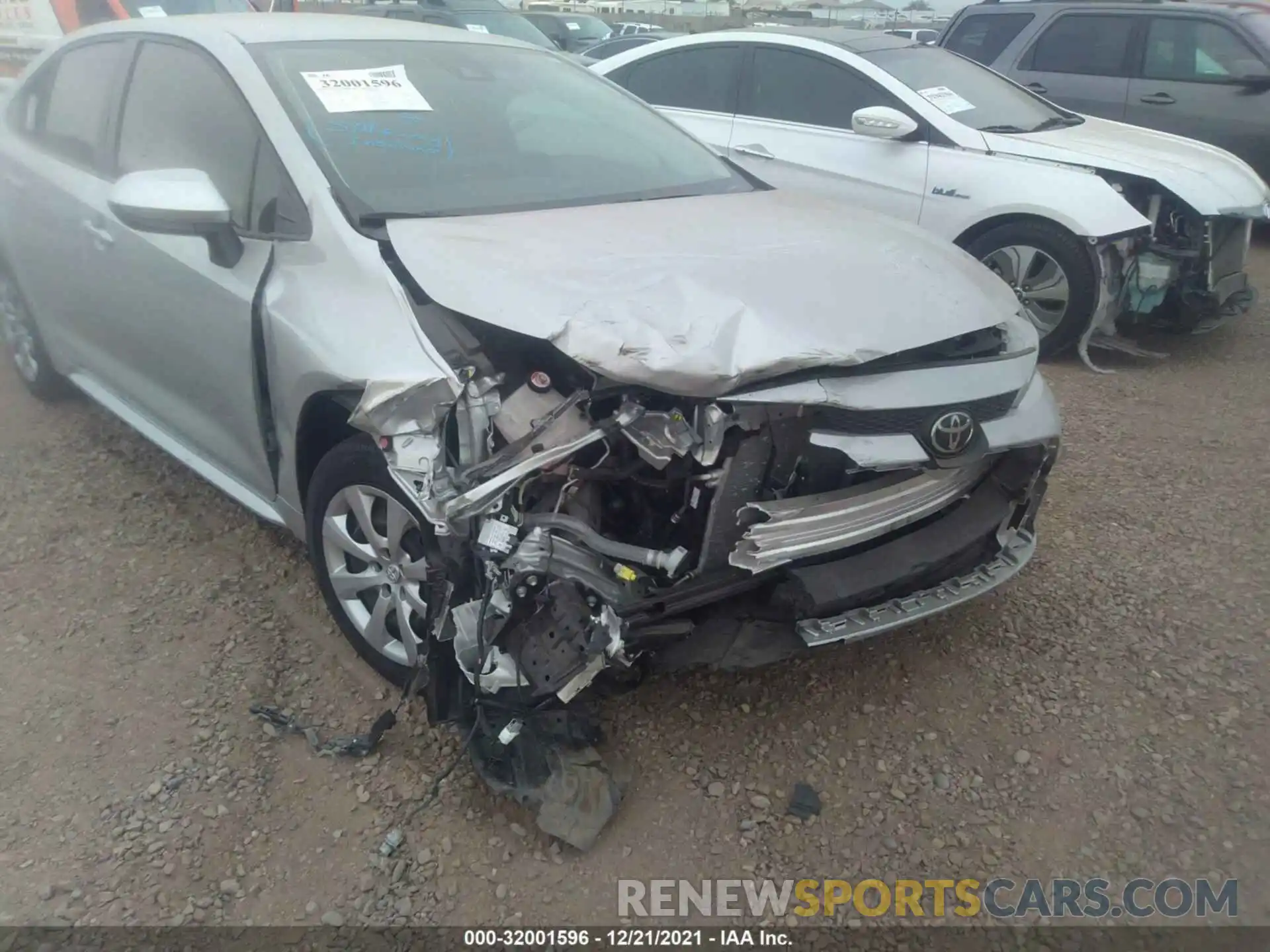 6 Photograph of a damaged car JTDEPMAE8MJ165913 TOYOTA COROLLA 2021