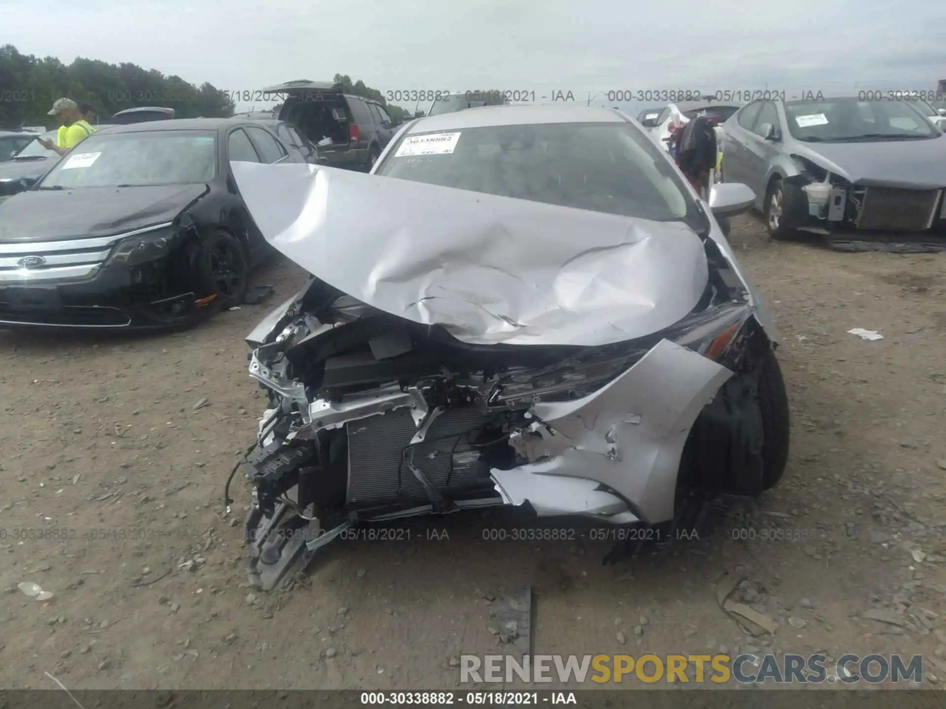 6 Photograph of a damaged car JTDEPMAE8MJ166107 TOYOTA COROLLA 2021