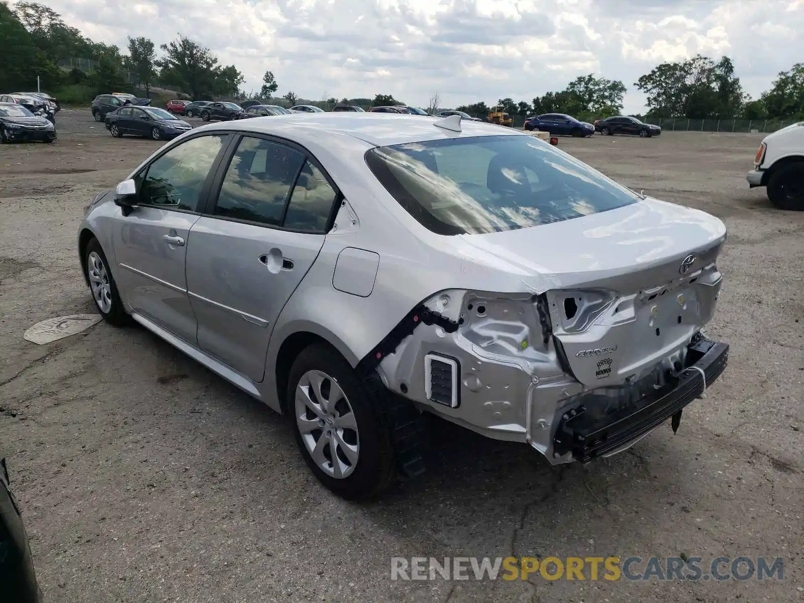 3 Photograph of a damaged car JTDEPMAE8MJ166110 TOYOTA COROLLA 2021