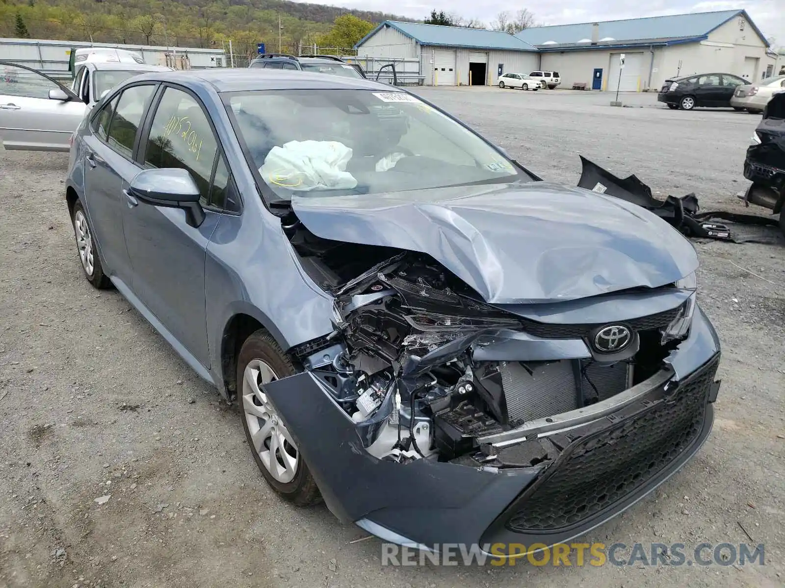 1 Photograph of a damaged car JTDEPMAE8MJ166799 TOYOTA COROLLA 2021