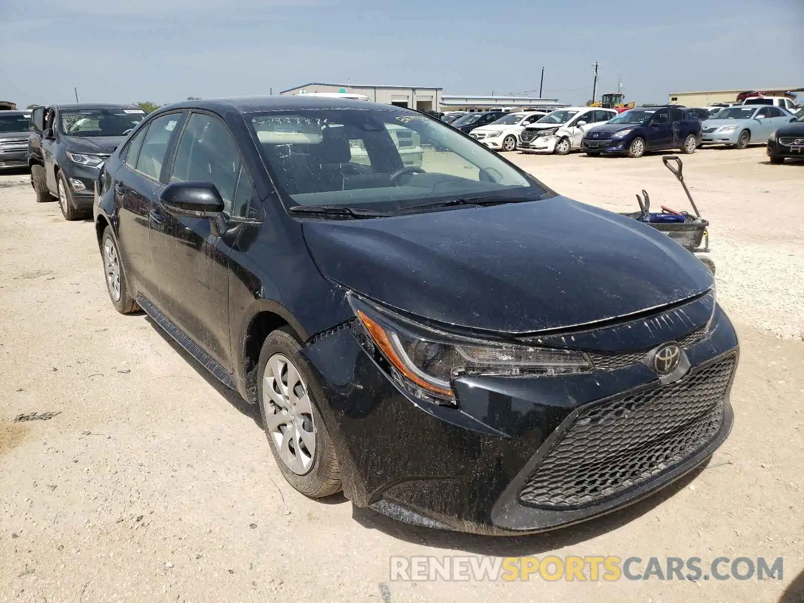 1 Photograph of a damaged car JTDEPMAE8MJ167063 TOYOTA COROLLA 2021