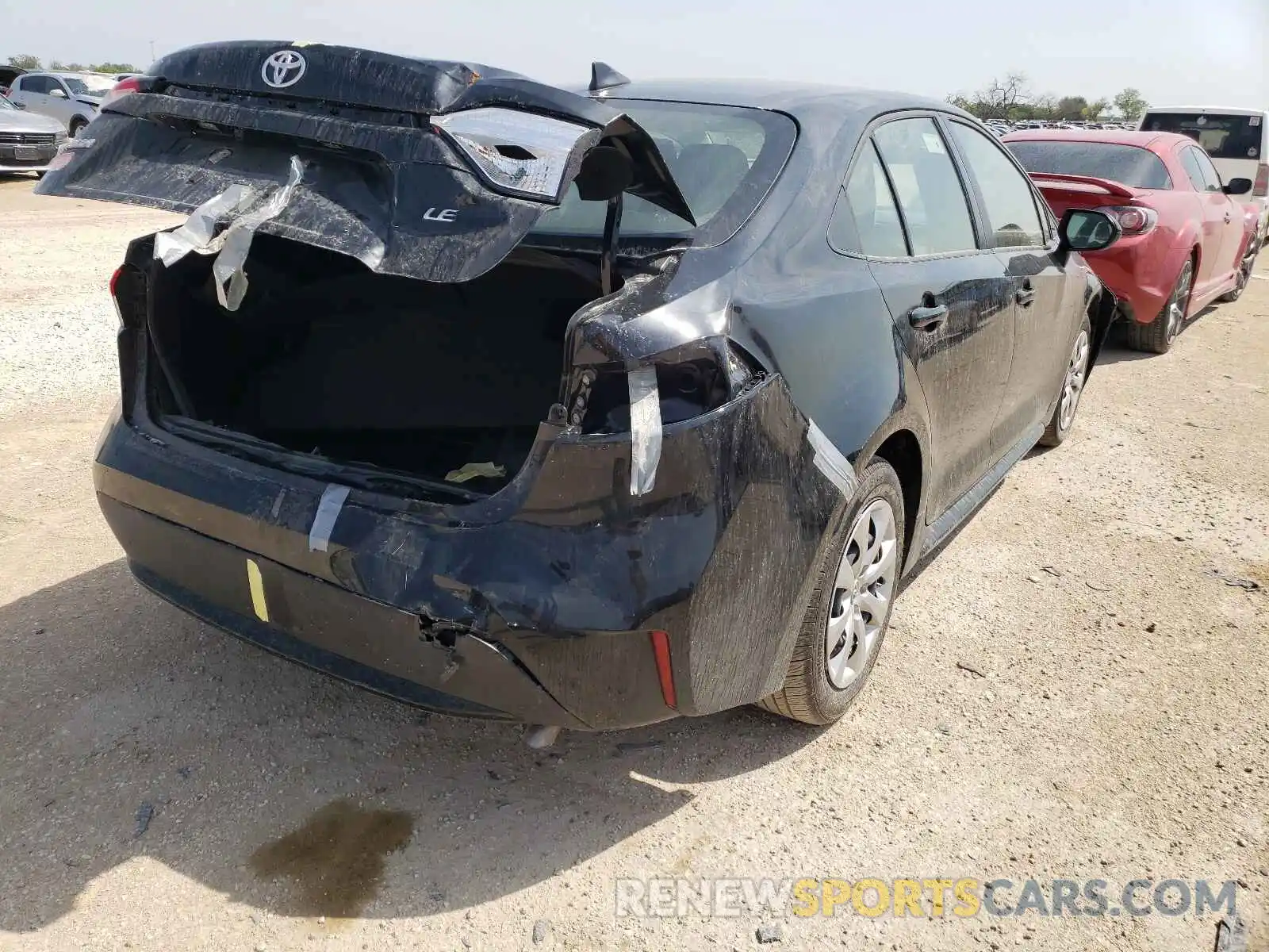 4 Photograph of a damaged car JTDEPMAE8MJ167063 TOYOTA COROLLA 2021