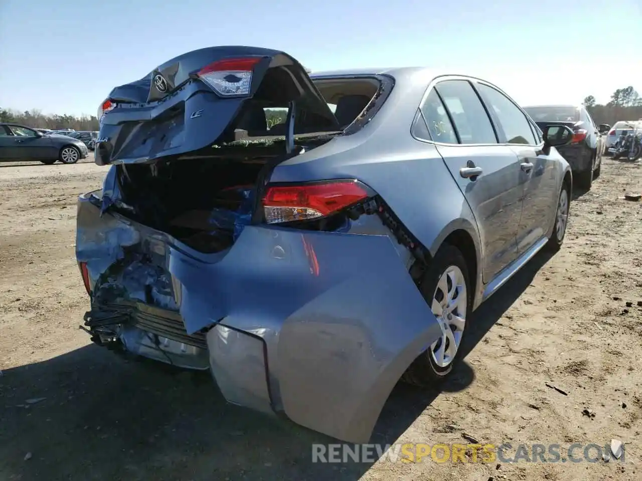 4 Photograph of a damaged car JTDEPMAE8MJ168648 TOYOTA COROLLA 2021