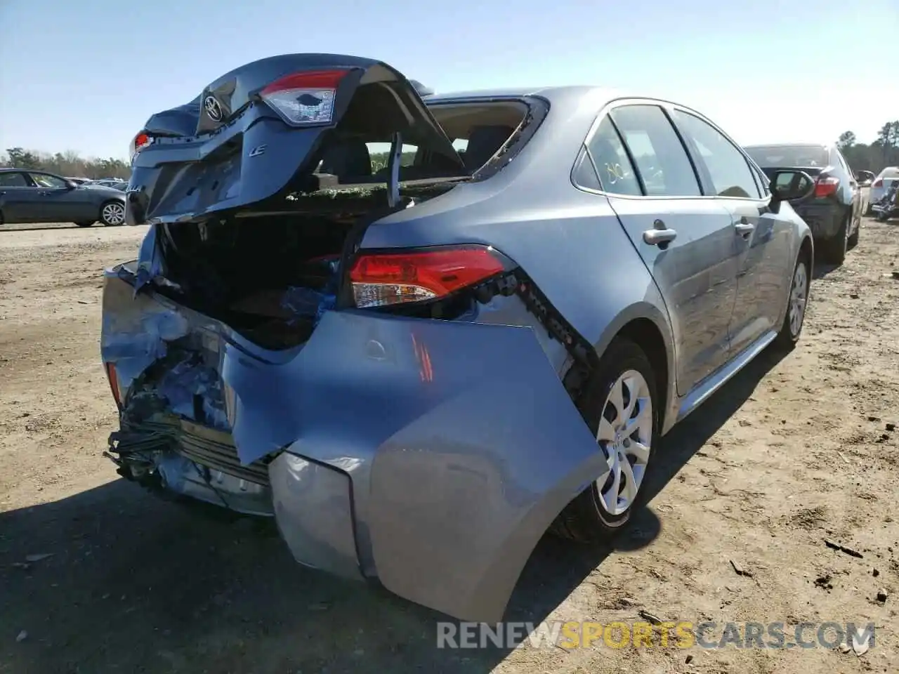 9 Photograph of a damaged car JTDEPMAE8MJ168648 TOYOTA COROLLA 2021