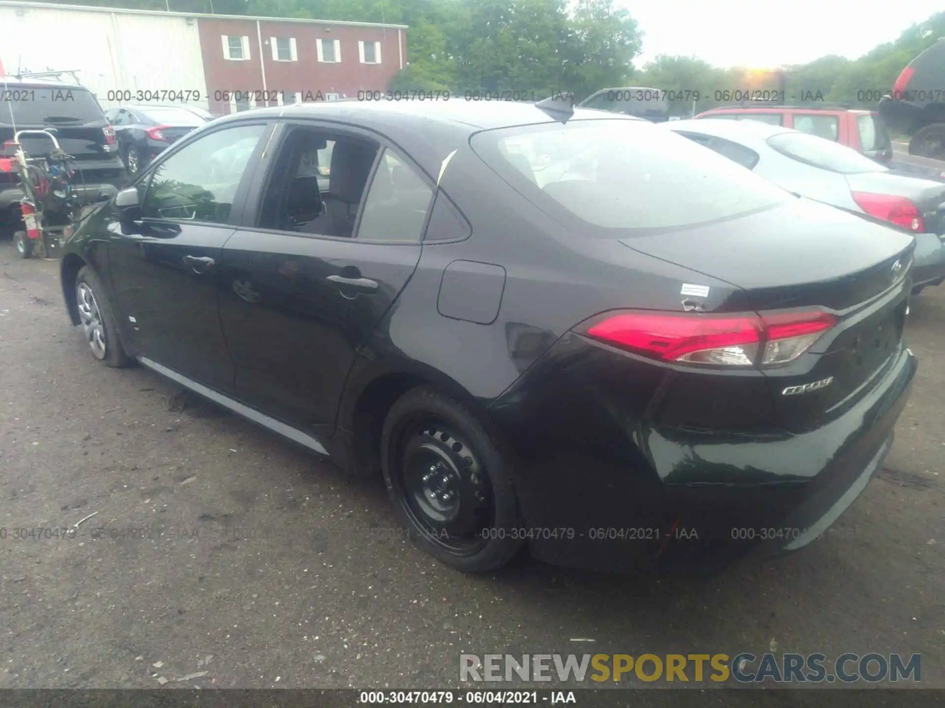 3 Photograph of a damaged car JTDEPMAE8MJ169413 TOYOTA COROLLA 2021