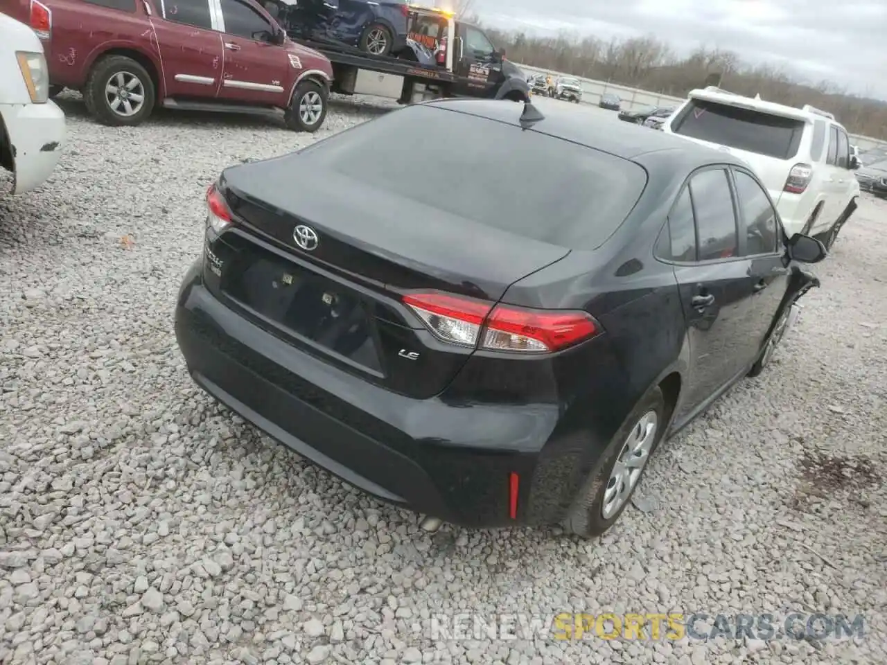 4 Photograph of a damaged car JTDEPMAE8MJ169766 TOYOTA COROLLA 2021