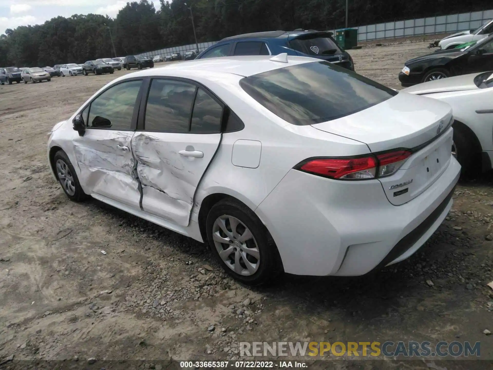 3 Photograph of a damaged car JTDEPMAE8MJ170626 TOYOTA COROLLA 2021