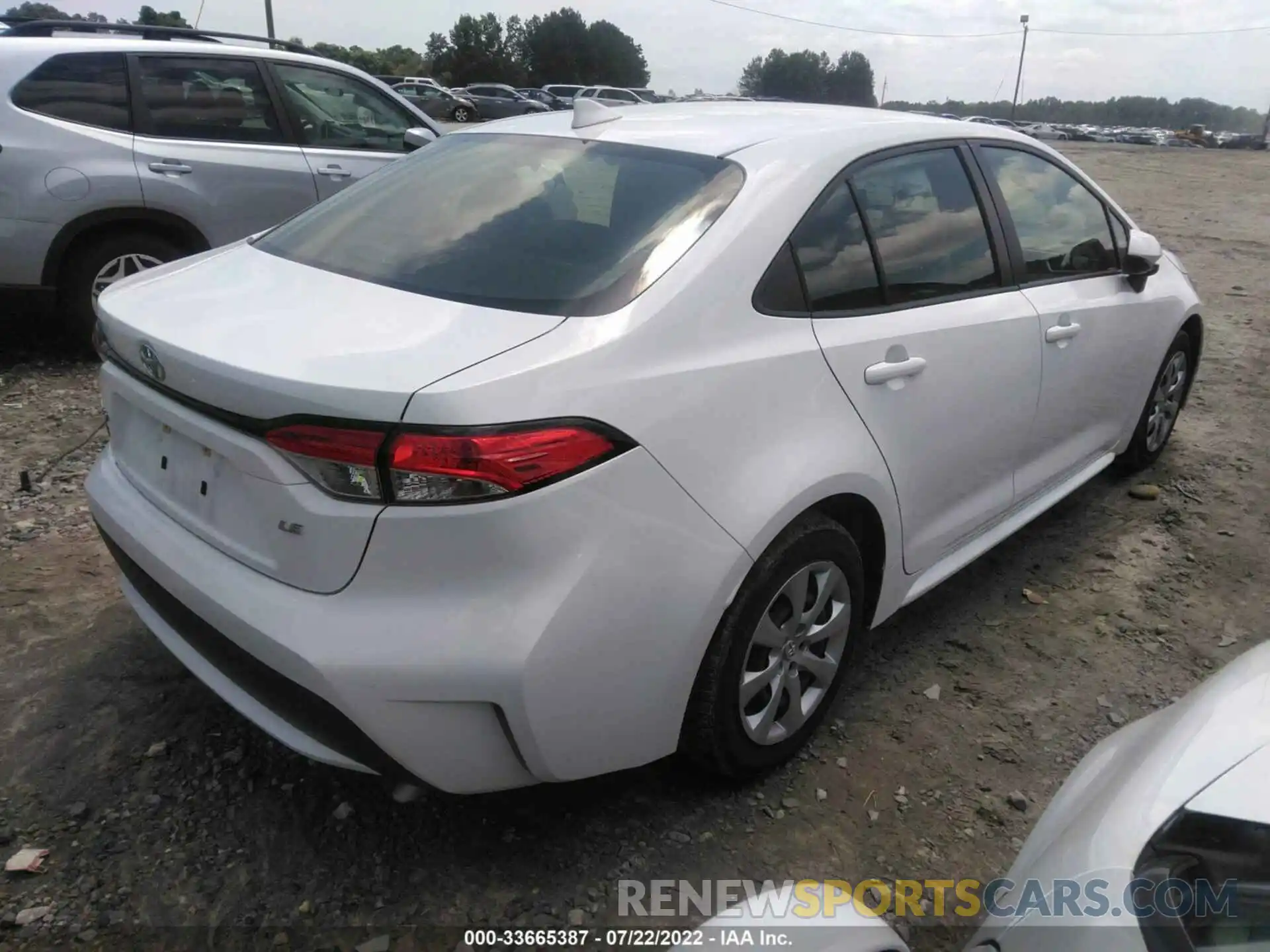 4 Photograph of a damaged car JTDEPMAE8MJ170626 TOYOTA COROLLA 2021