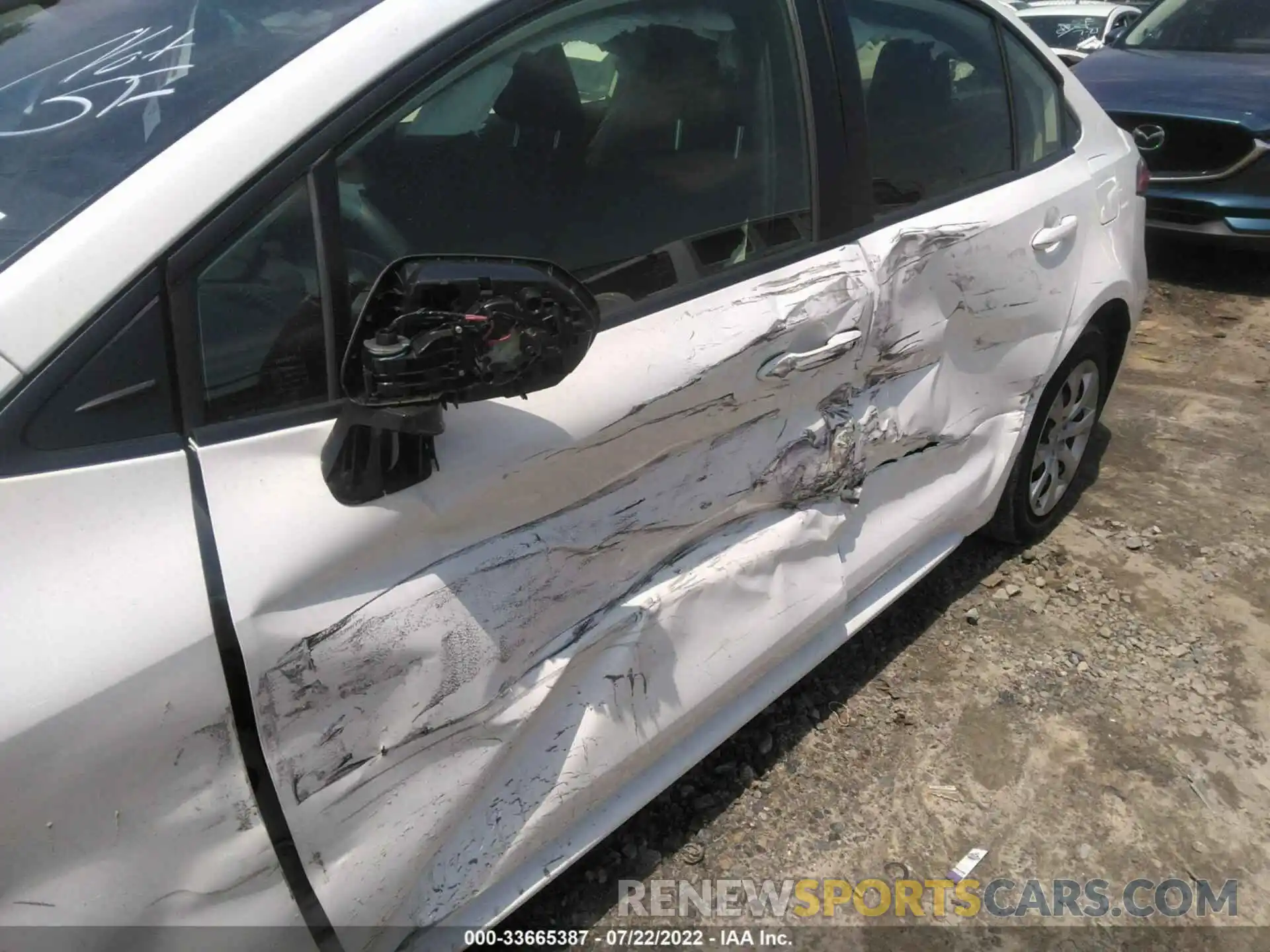 6 Photograph of a damaged car JTDEPMAE8MJ170626 TOYOTA COROLLA 2021