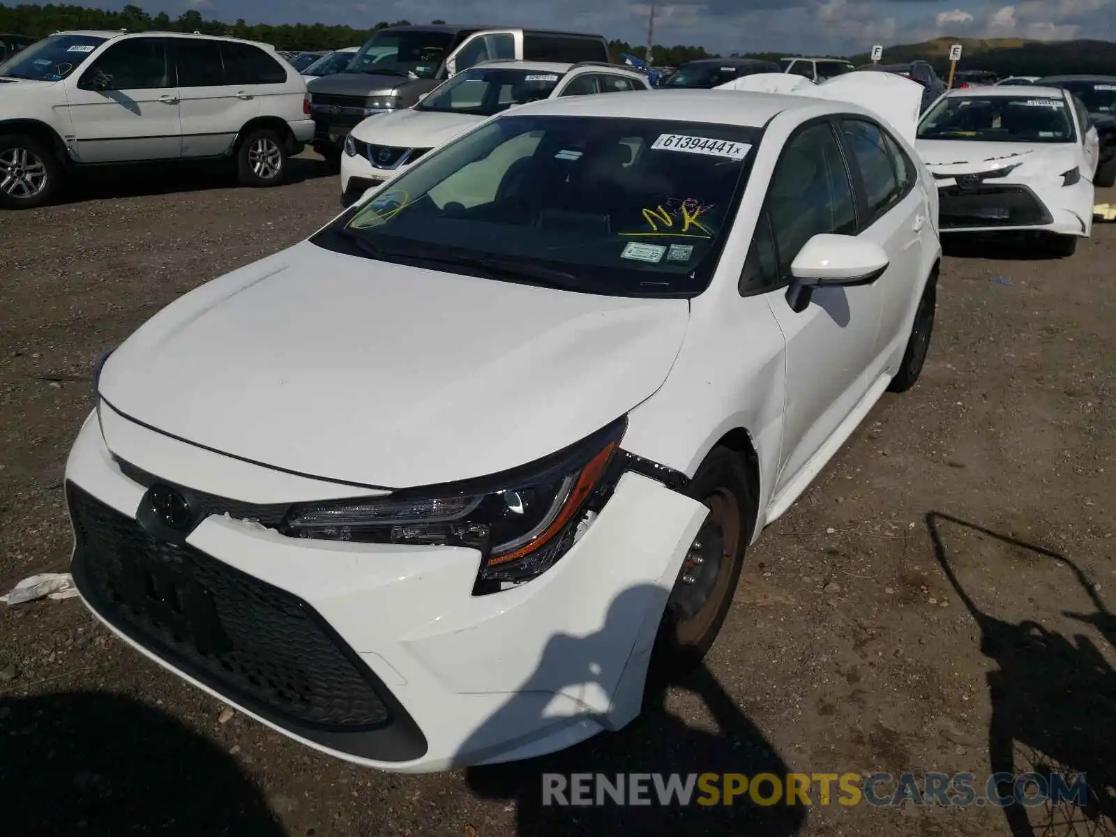 2 Photograph of a damaged car JTDEPMAE8MJ170853 TOYOTA COROLLA 2021