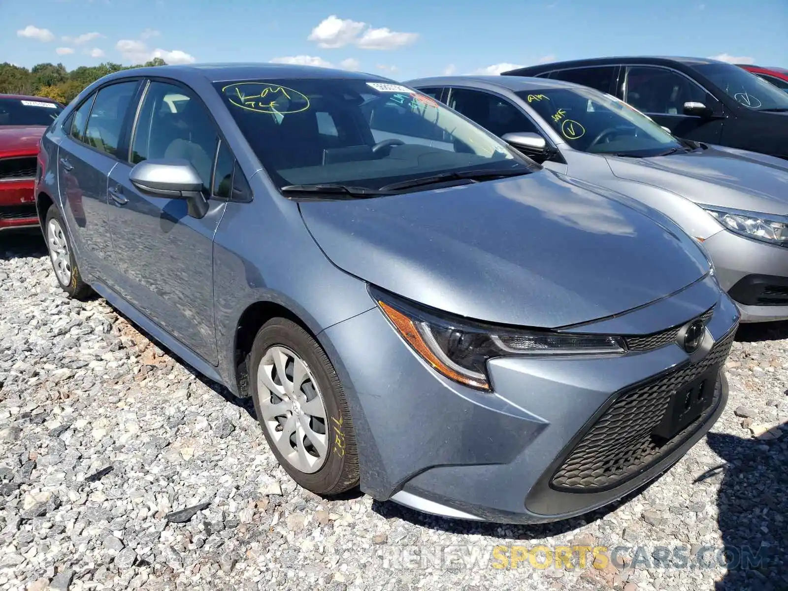 1 Photograph of a damaged car JTDEPMAE8MJ171792 TOYOTA COROLLA 2021