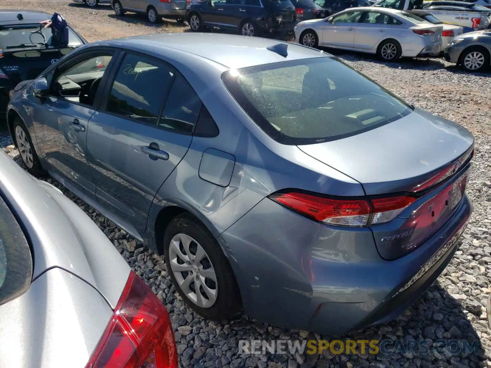 3 Photograph of a damaged car JTDEPMAE8MJ171792 TOYOTA COROLLA 2021