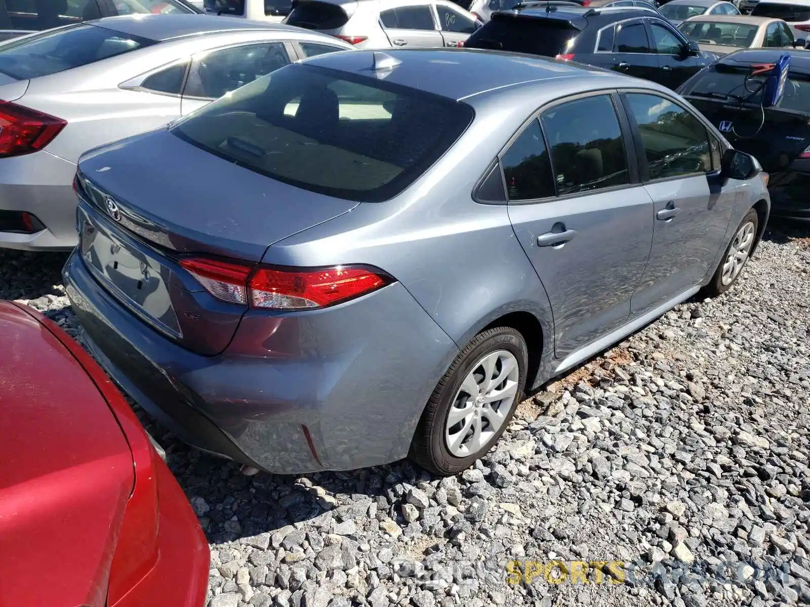 4 Photograph of a damaged car JTDEPMAE8MJ171792 TOYOTA COROLLA 2021