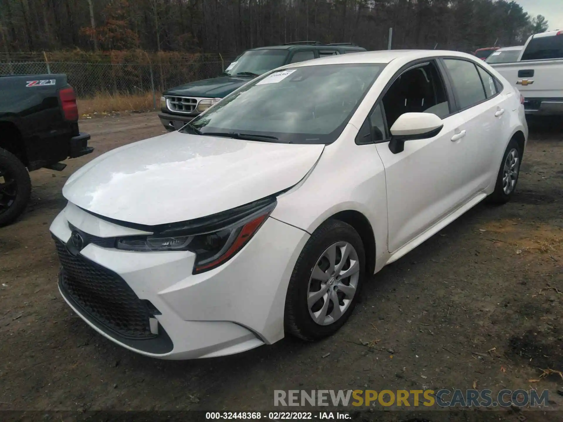 2 Photograph of a damaged car JTDEPMAE8MJ173459 TOYOTA COROLLA 2021