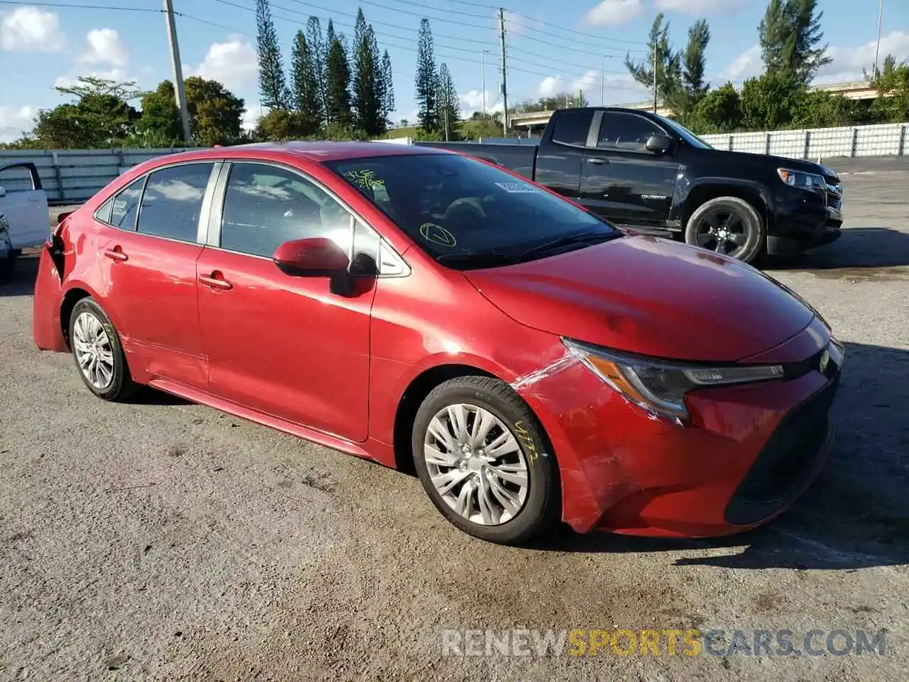 4 Photograph of a damaged car JTDEPMAE8MJ174174 TOYOTA COROLLA 2021