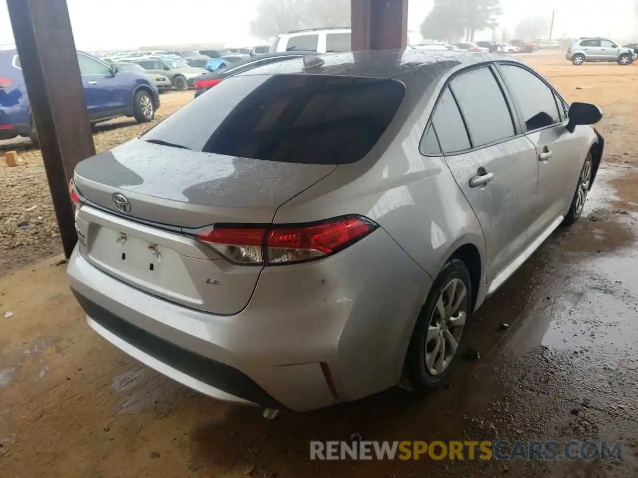 4 Photograph of a damaged car JTDEPMAE8MJ174949 TOYOTA COROLLA 2021