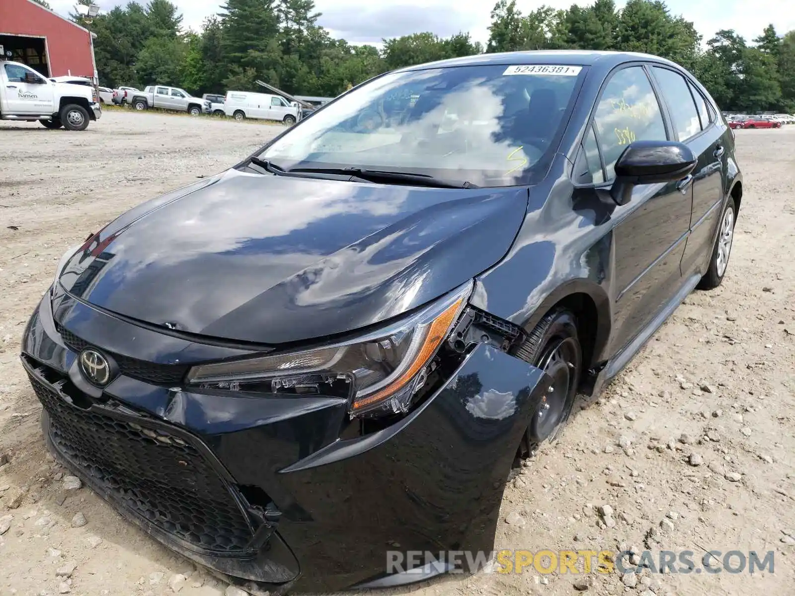 2 Photograph of a damaged car JTDEPMAE8MJ176944 TOYOTA COROLLA 2021