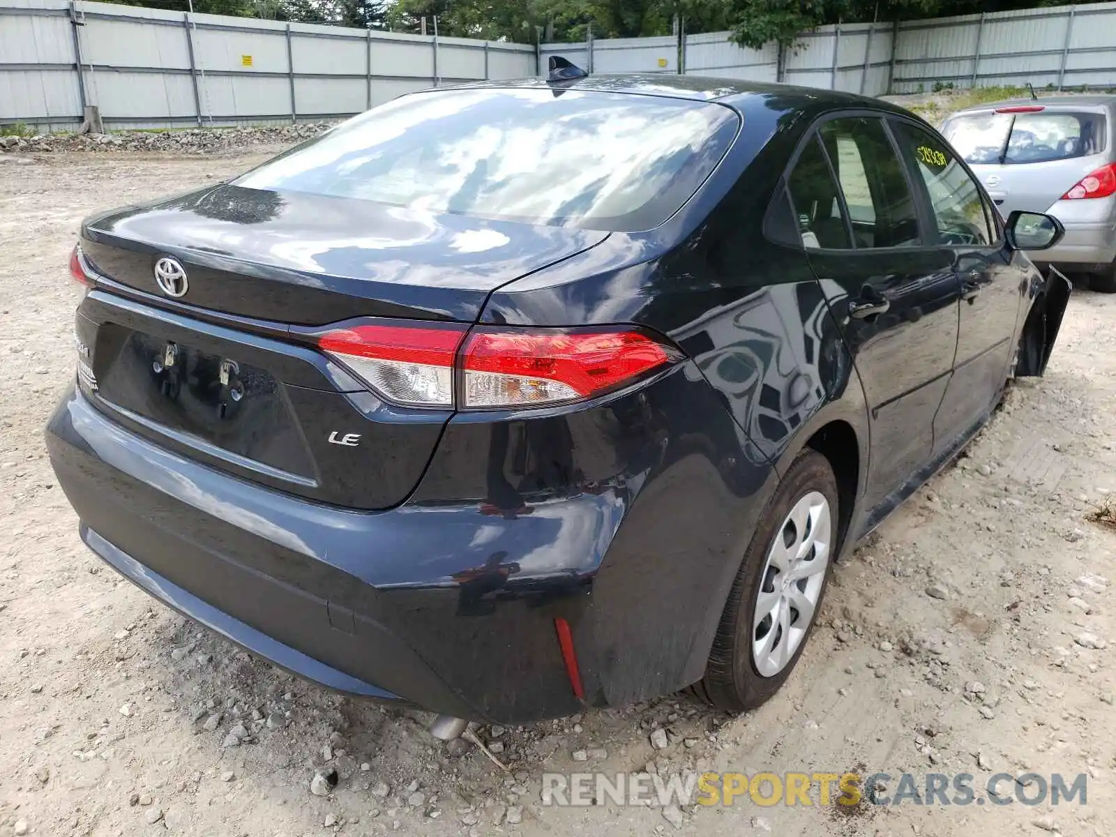 4 Photograph of a damaged car JTDEPMAE8MJ176944 TOYOTA COROLLA 2021