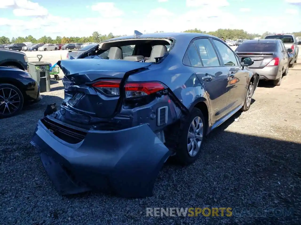 4 Photograph of a damaged car JTDEPMAE8MJ177074 TOYOTA COROLLA 2021