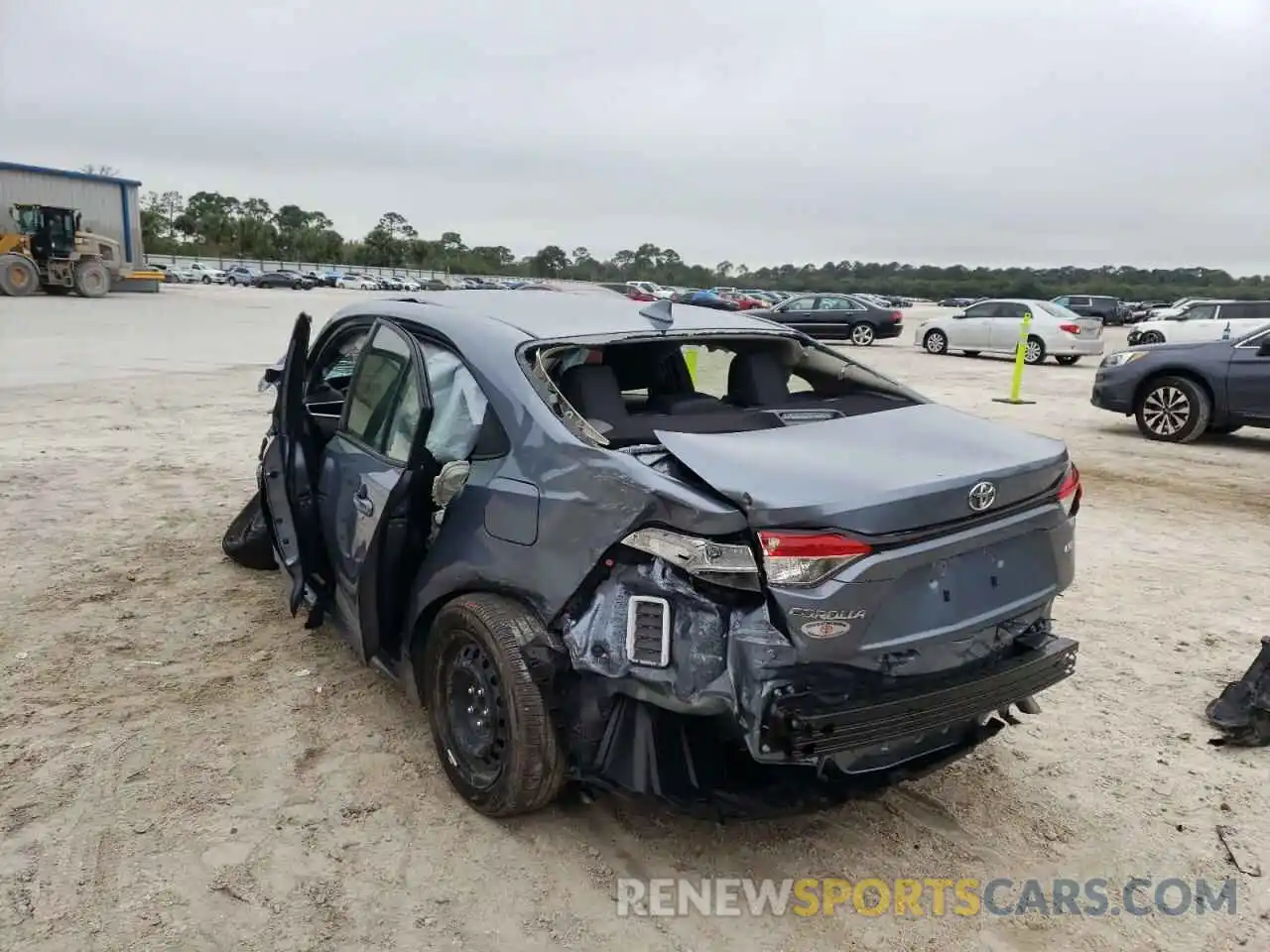 3 Photograph of a damaged car JTDEPMAE8MJ177348 TOYOTA COROLLA 2021