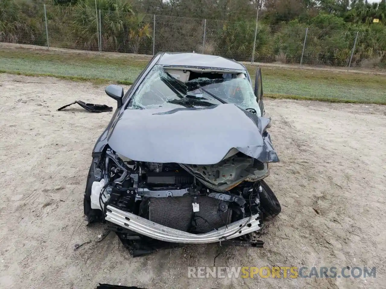 9 Photograph of a damaged car JTDEPMAE8MJ177348 TOYOTA COROLLA 2021