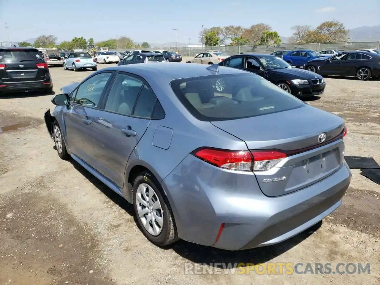 3 Photograph of a damaged car JTDEPMAE8MJ178192 TOYOTA COROLLA 2021