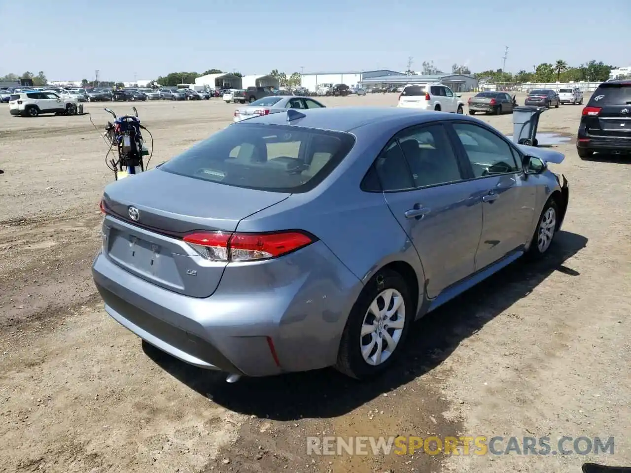 4 Photograph of a damaged car JTDEPMAE8MJ178192 TOYOTA COROLLA 2021