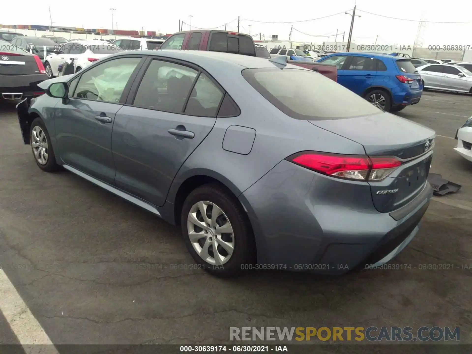 3 Photograph of a damaged car JTDEPMAE8MJ179259 TOYOTA COROLLA 2021