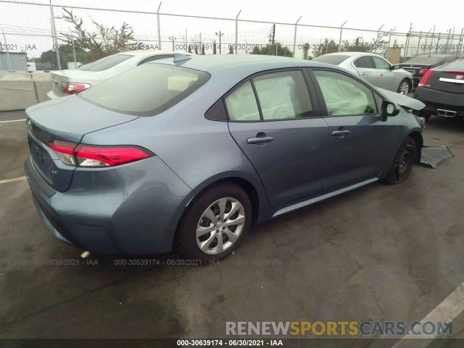 4 Photograph of a damaged car JTDEPMAE8MJ179259 TOYOTA COROLLA 2021