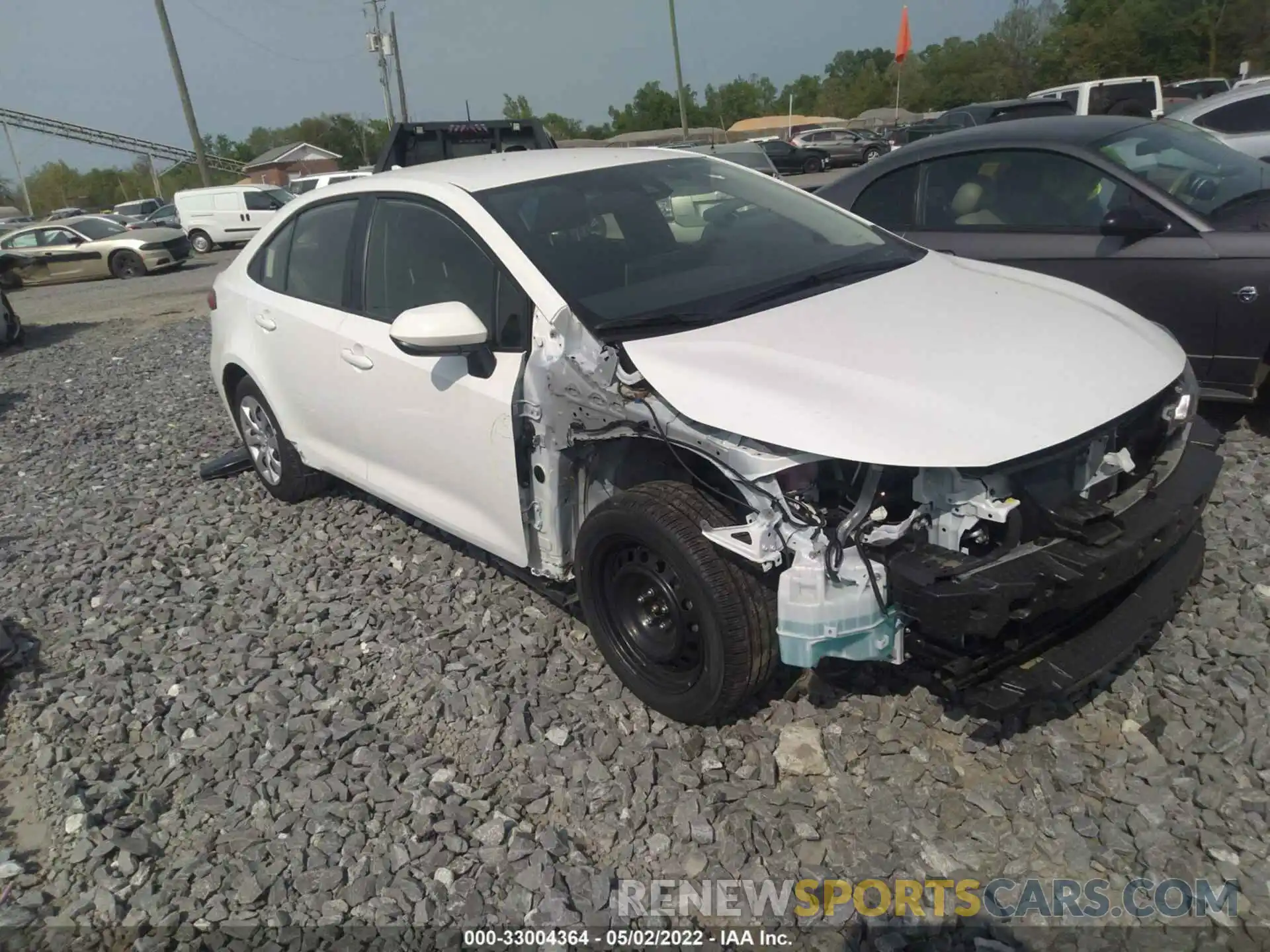 1 Photograph of a damaged car JTDEPMAE8MJ179987 TOYOTA COROLLA 2021