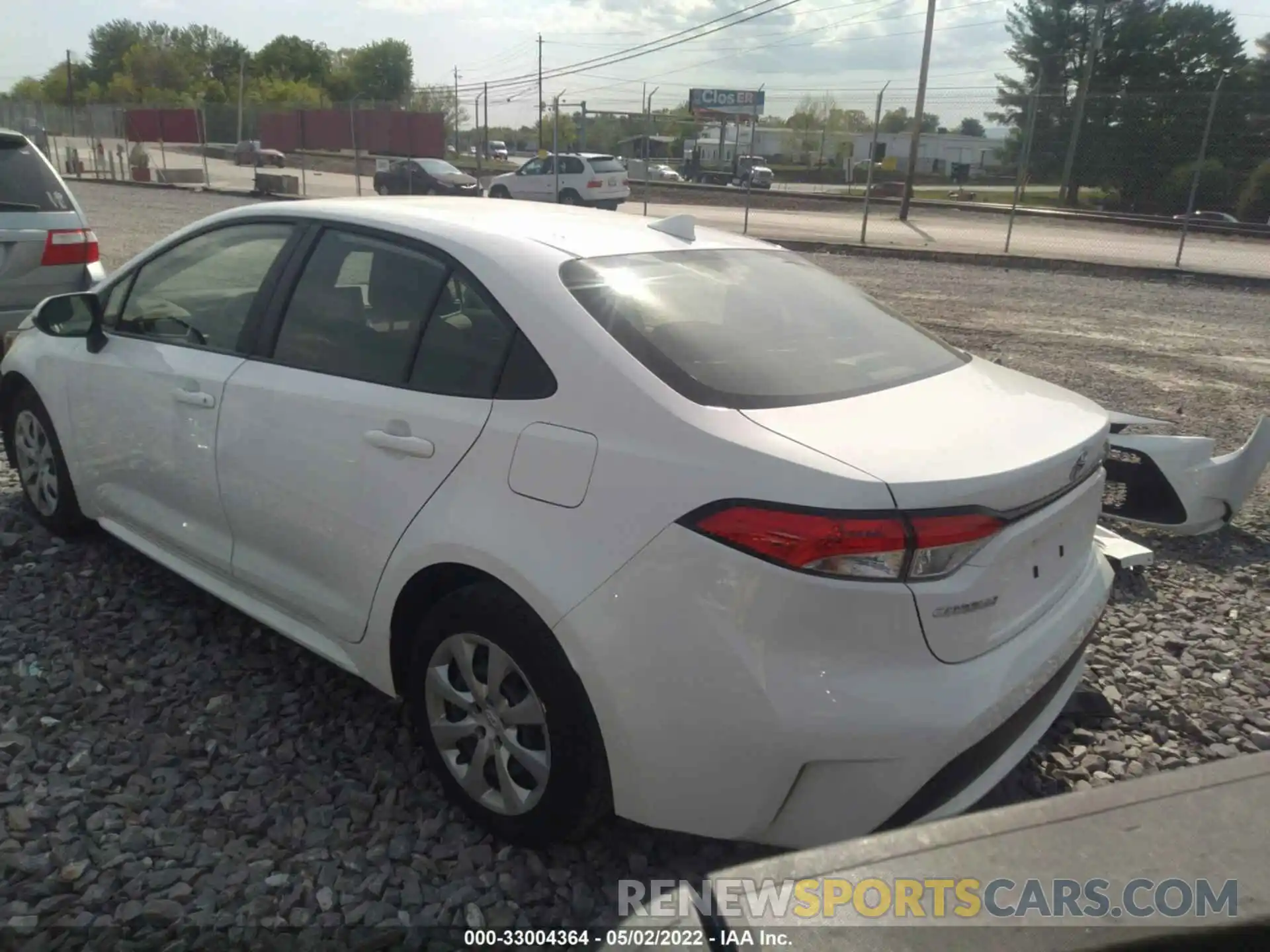 3 Photograph of a damaged car JTDEPMAE8MJ179987 TOYOTA COROLLA 2021