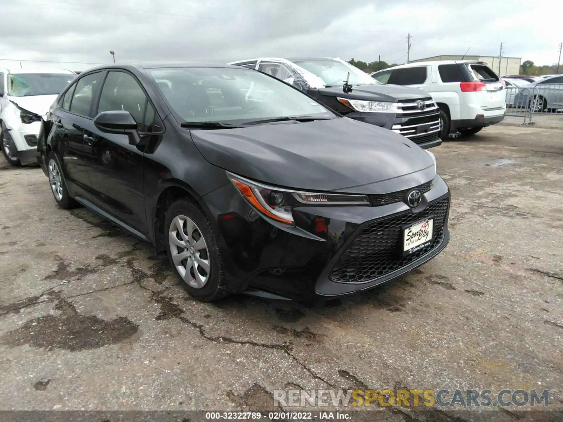 1 Photograph of a damaged car JTDEPMAE8MJ180119 TOYOTA COROLLA 2021