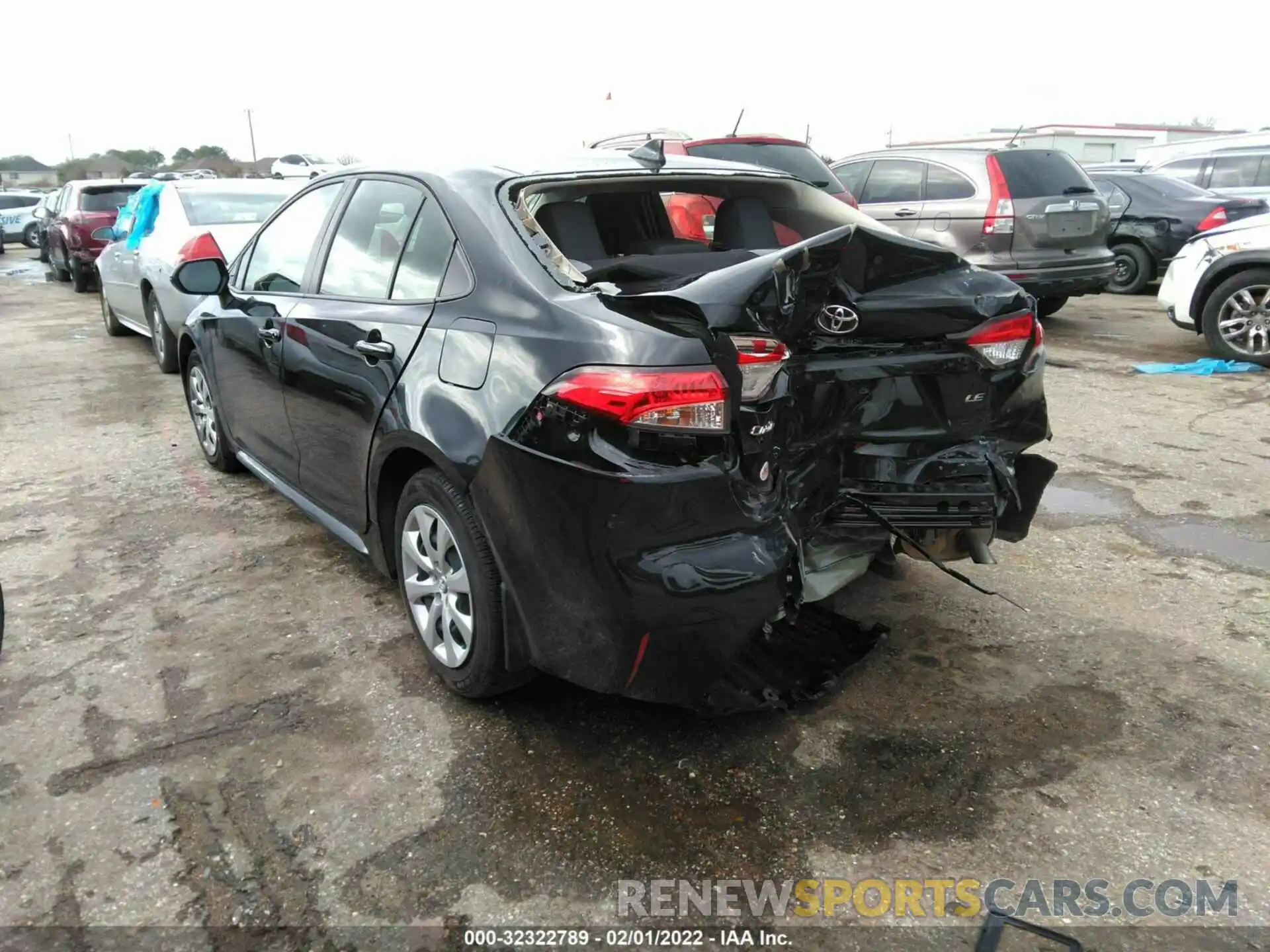 3 Photograph of a damaged car JTDEPMAE8MJ180119 TOYOTA COROLLA 2021