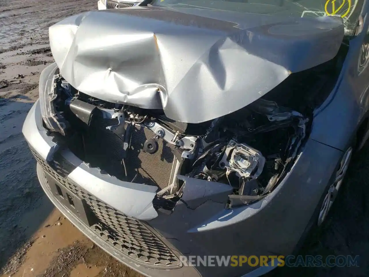 9 Photograph of a damaged car JTDEPMAE8MJ182243 TOYOTA COROLLA 2021