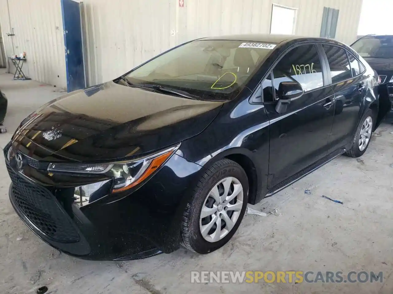 2 Photograph of a damaged car JTDEPMAE8MJ182856 TOYOTA COROLLA 2021